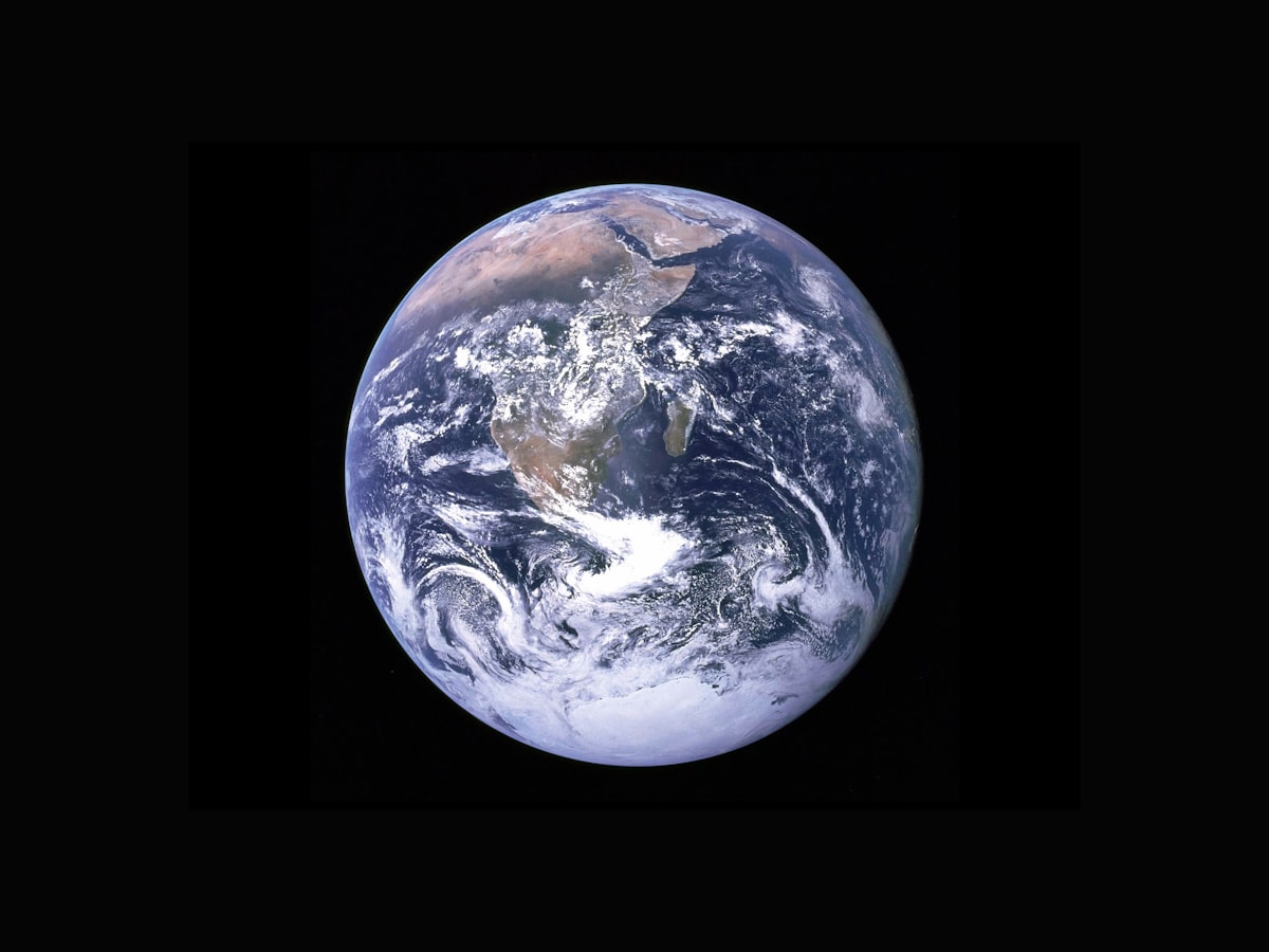 Earth changes over time satellite imagery
