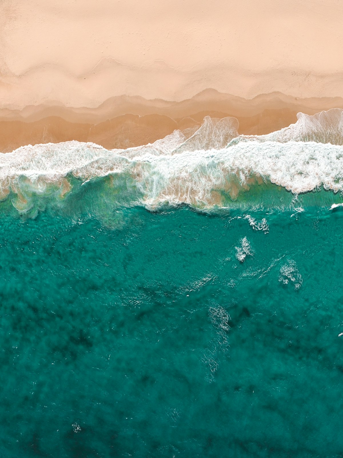 Satellite view of a tropical beach resort destination